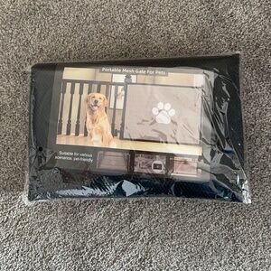 Portable Mesh Gate for Pets - 70*32 inch
